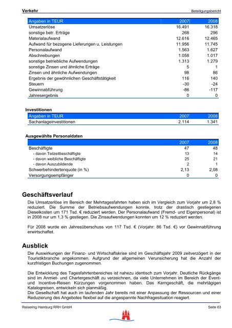 Hamburgs öffentliche Unternehmen - FHH Beteiligungsbericht ...