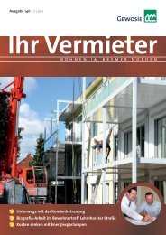 Ihr Vermieter - Gewosie - Wohnungsbaugenossenschaft Bremen ...