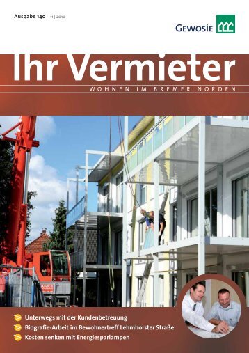 Ihr Vermieter - Gewosie - Wohnungsbaugenossenschaft Bremen ...