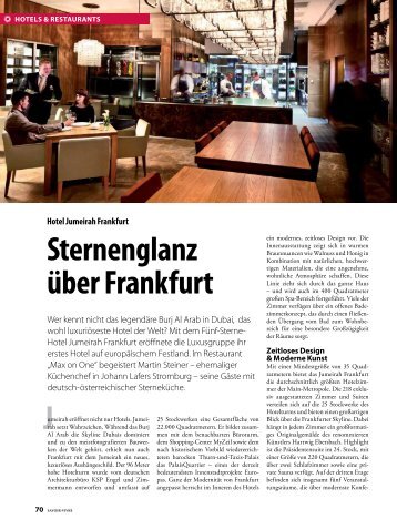 Sternenglanz über Frankfurt