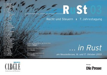 ... in Rust - Rechtsanwalt Lukas Fantur