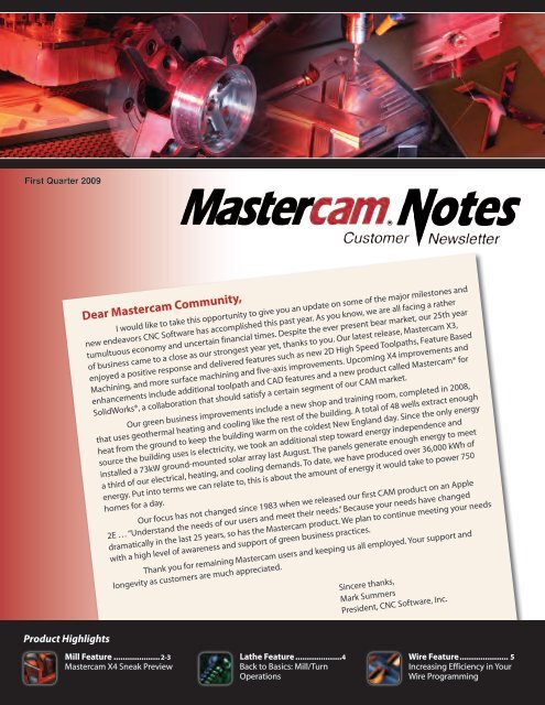 other news - Mastercam