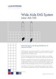 Wide Aisle EAS System