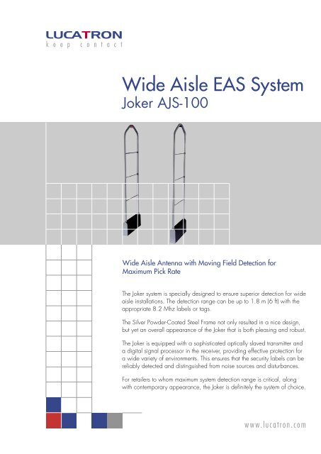 Wide Aisle EAS System