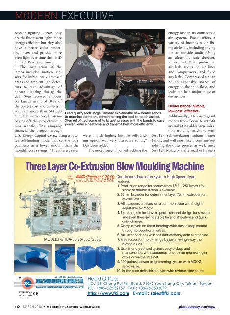 Modern Plastics Worldwide - March 2010 - dae uptlax