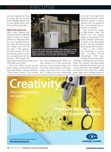 Modern Plastics Worldwide - March 2010 - dae uptlax