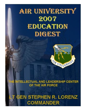 2007 (pdf format) - The Air University