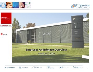 Empresas Andrómaco Overview