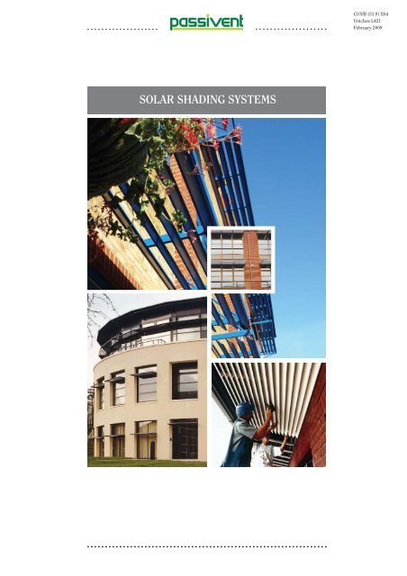 Solar Shading Systems - Passivent