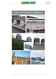 Roof Ventilation Terminals Brochure - Passivent