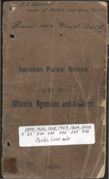 Officers, Agencies and Stations. - Central Pacific Railroad ...