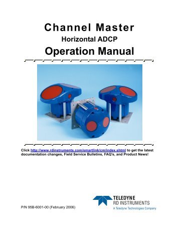 Channel Master Operation Manual - global site