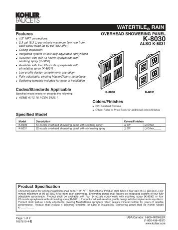 K-8030 - Kohler