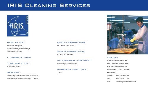 IRIS Cleaning Services - ECS GEIE