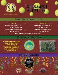Tournament Activities