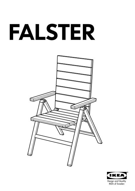 Ikea Falster Tavolo4 Sedie Relax Da Giardino S69053996