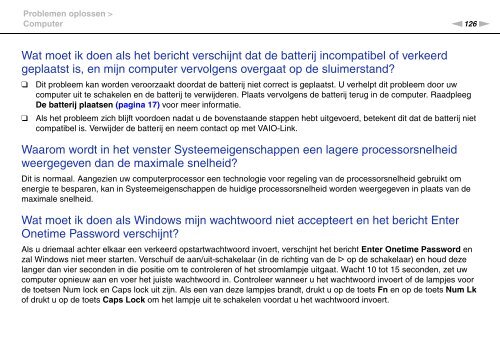 Sony VGN-P29VN - VGN-P29VN Mode d'emploi N&eacute;erlandais