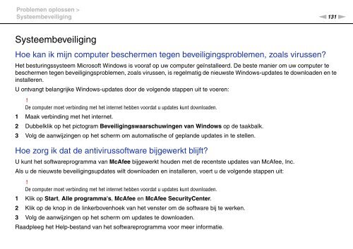 Sony VGN-P29VN - VGN-P29VN Mode d'emploi N&eacute;erlandais