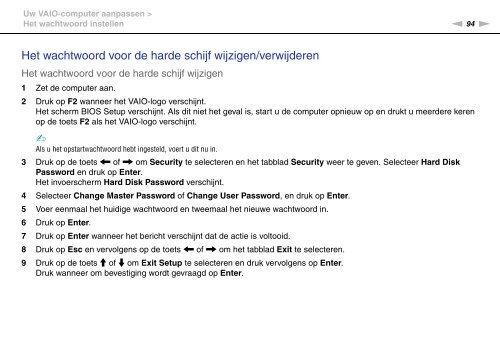 Sony VGN-P29VN - VGN-P29VN Mode d'emploi N&eacute;erlandais