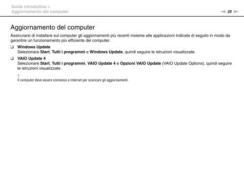 Sony VGN-P29VN - VGN-P29VN Mode d'emploi Italien