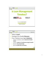 What are Lean Six Sigma and Agile? - LitheSpeed