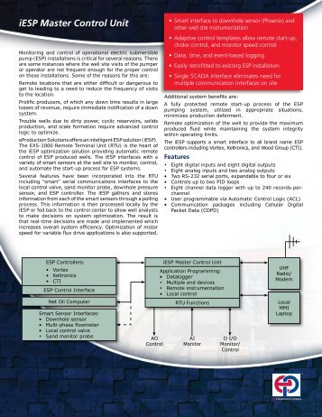 iESP Master Control Unit - Ep-Solutions.com