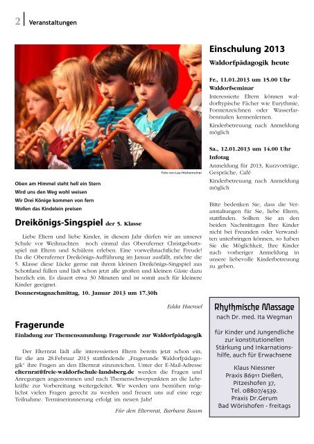 Ausgabe Nr. 03 / 07.12.2012 - Montagsblatt