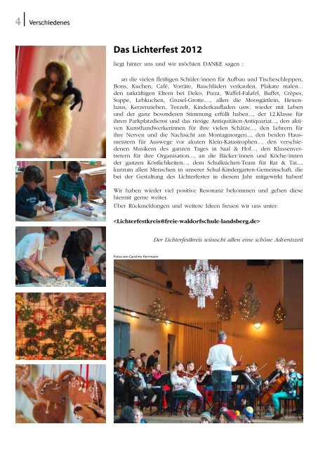 Ausgabe Nr. 03 / 07.12.2012 - Montagsblatt