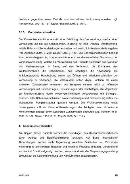 Mehrwegkisten auf das Konsumentenverhalten Diplomarbeit