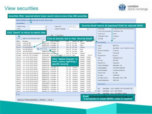 SEDOL Masterfile User guide - London Stock Exchange