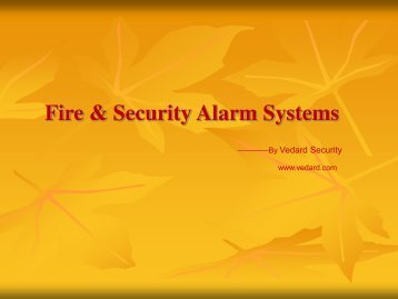 Fire & Security Alarm Systems