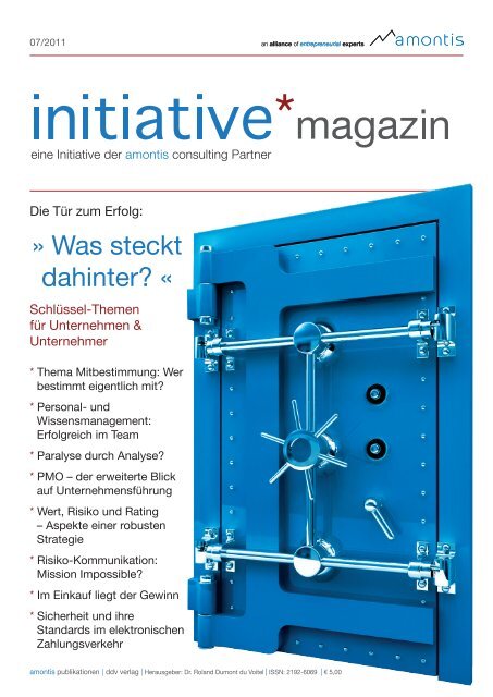 Die Tür zum Erfolg – was steckt dahinter? - initiative*magazine #1