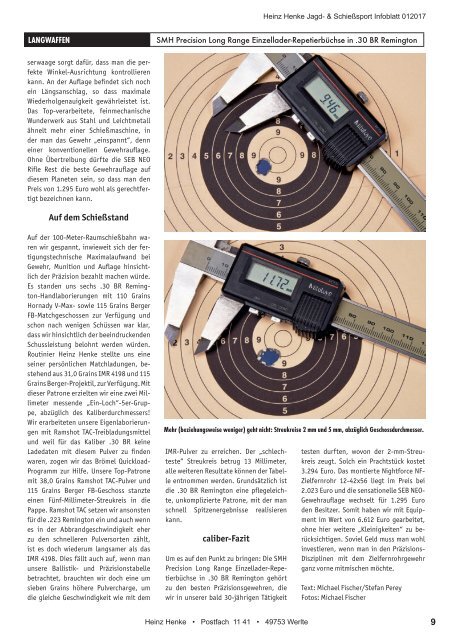 Henke-Infoblatt: SMH Long Range