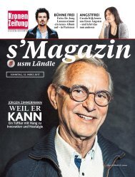 s'Magazin usm Ländle, 12. März 2017