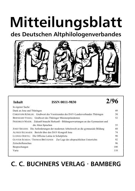 Mitteilungsblatt - Deutscher Altphilologenverband