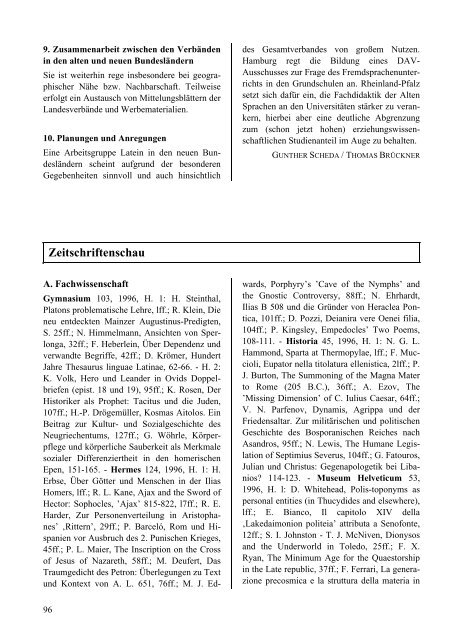 Mitteilungsblatt - Deutscher Altphilologenverband