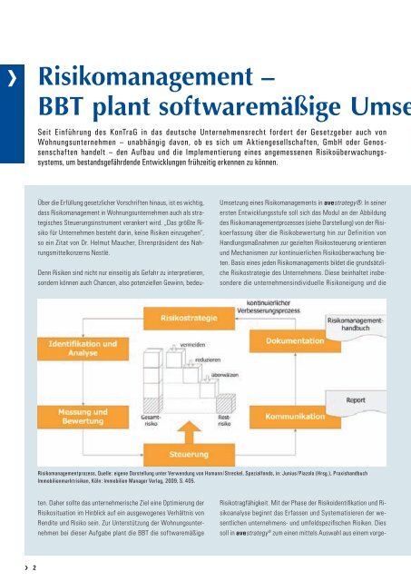 Funk-BBT News Ausgabe 2/2010 Risikomanagement - Funk Gruppe