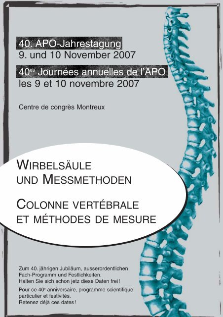RE VUE - APO Association Suisse pour les prothèses et orthèses