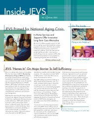 JEVS Newsletter v10 - JEVS Human Services