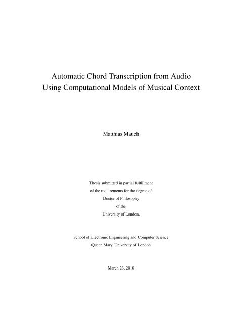 finite state automata chord progression