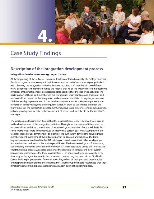 A Case Study Report - Altarum Institute