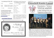 Ortsschrift 04-2011 - Kunitz & Laasan