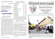 Ortsschrift 01-2012 - Kunitz & Laasan