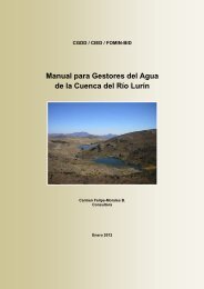 Manual Gestores Agua de la Cuenca del Río Lurín
