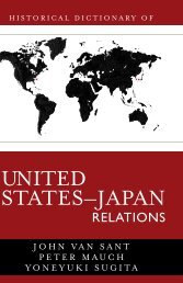 Historical Dictionary of United States-Japan ... - Bakumatsu Films