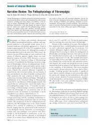 Narrative Review: The Pathophysiology of Fibromyalgia
