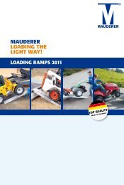 MAUDERER LoADing thE Light wAy! - Landbruksteknikk