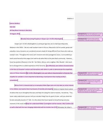 to kill mockingbird essays to kill mockingbird essays