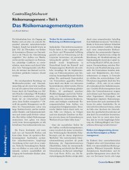 Das Risikomanagementsystem - Controller Institut