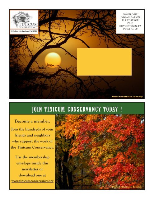 Newsletter-FALL '10 FINAL FINAL - Tinicum Conservancy